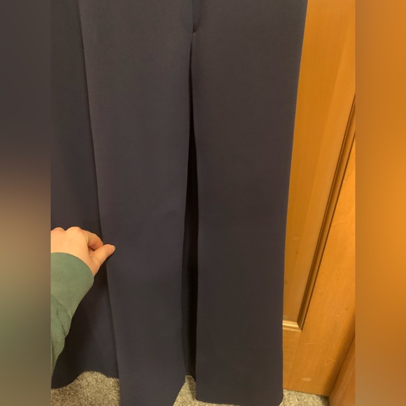 BCBGMaxAzria Navy, Burgundy and Orange Formal Floor-Length Dress - Picture 5 of 7